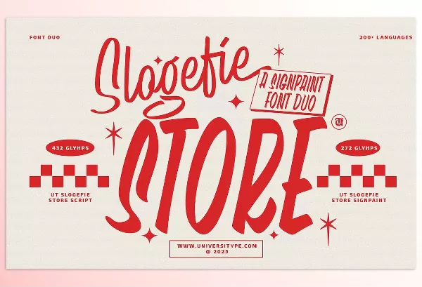 Font – Slogefie Store Font Duo by Universitype – Download