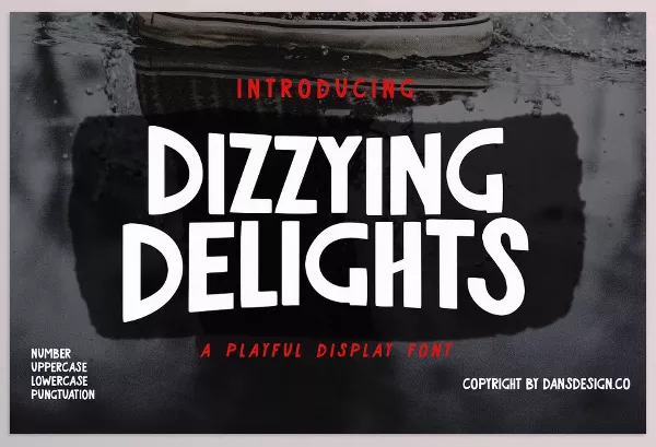 Font – Dizzying Delights Playful Comic Font by dansdesign – Download