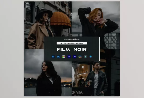 Lightroom Preset – Film Noir Preset Collection by Presets.io – Download