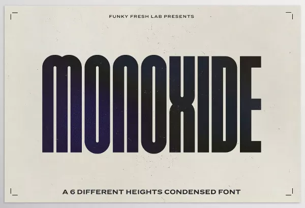 Font – Monoxide Font Family by YouWorkForThem – Download