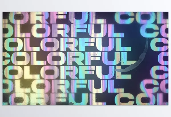 Plugin – Colorful Holo Typography by GrussGott – Download 57927214