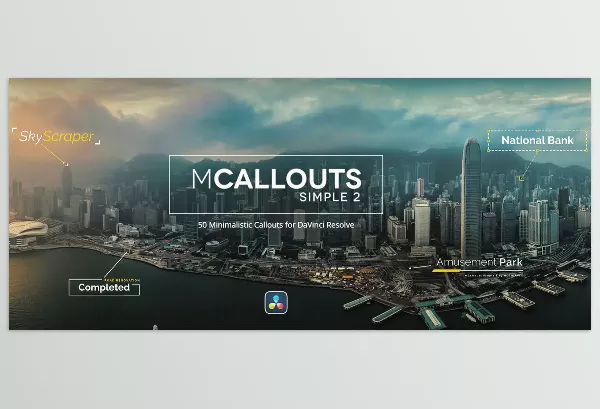 Resolve Tool – mCallouts Simple 2 DVR by MotionVFX – Download