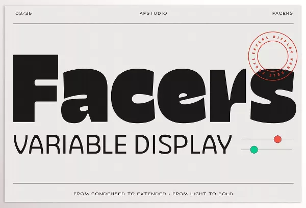 Font – Facers Font Family by Adam Fathony – Download