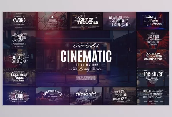 Plugin – 100 Cinematic Film Titles by ionestudio – Download 57975178