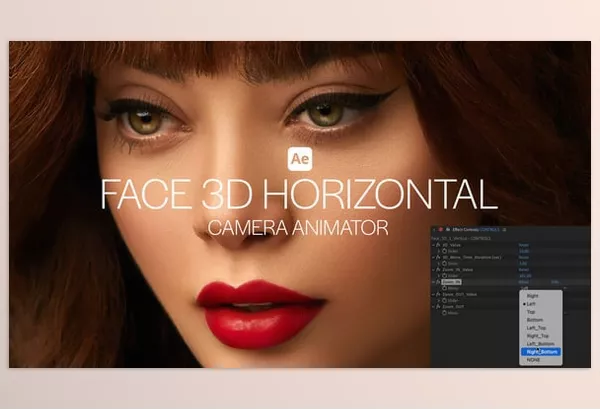 Plugin – Face 3D Horizontal Camera Animator by Premiumilk – Download 58088978