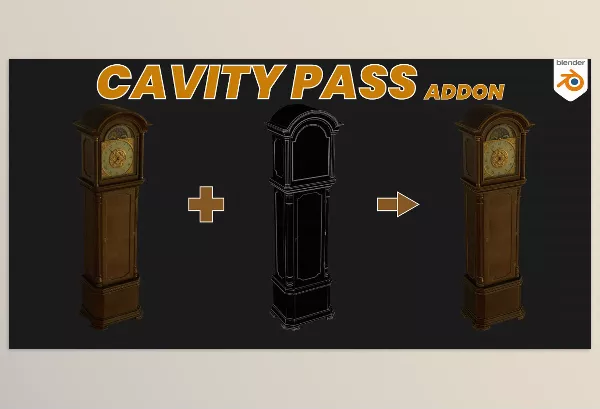 Blender Addon – Cavity Pass by Amandeep – Download