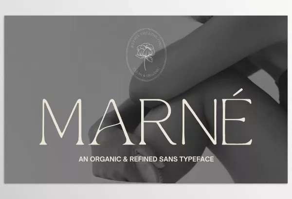 Font – MARNÉ Modern Organic Sans Serif by Creacy Studio – Download