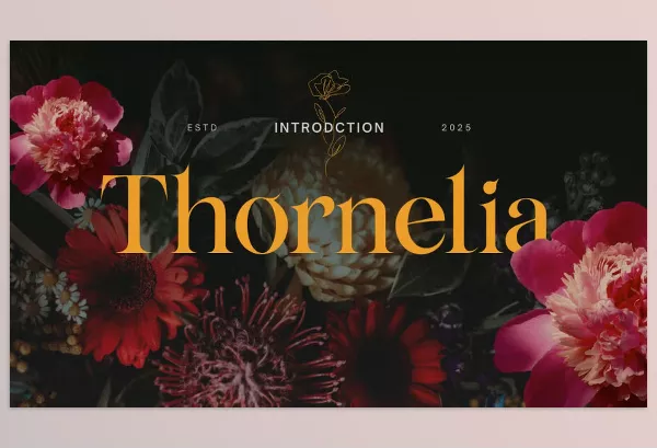 Font – Thornelia Modern Gothic Serif Font by Creacy Studio – Download
