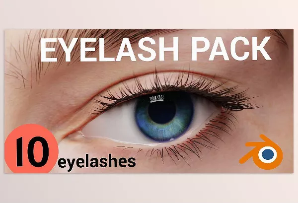 Blender Addon – Eyelash Pack by Nazar Noschenko – Download