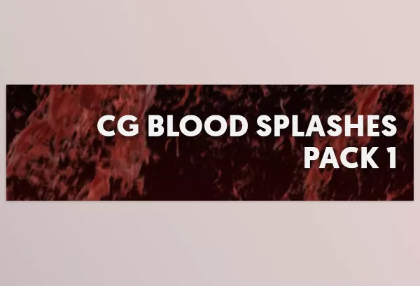 Asset – CG Blood Splashes Pack 1 by FX Elements – Download