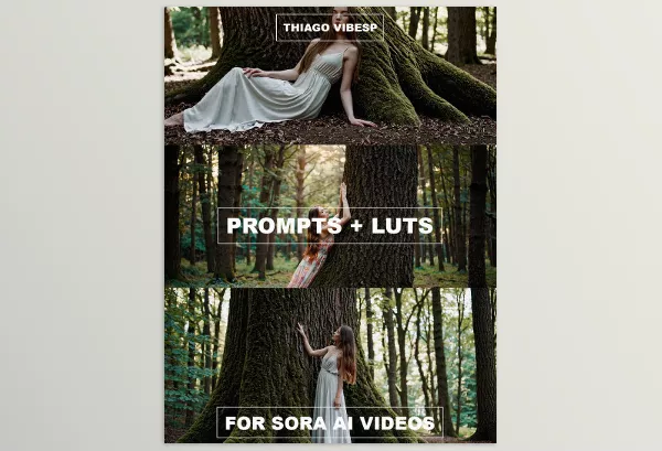 LUT Pack – OpenAI Sora Videos Prompts and LUTs by ThiagoVibesp – Download