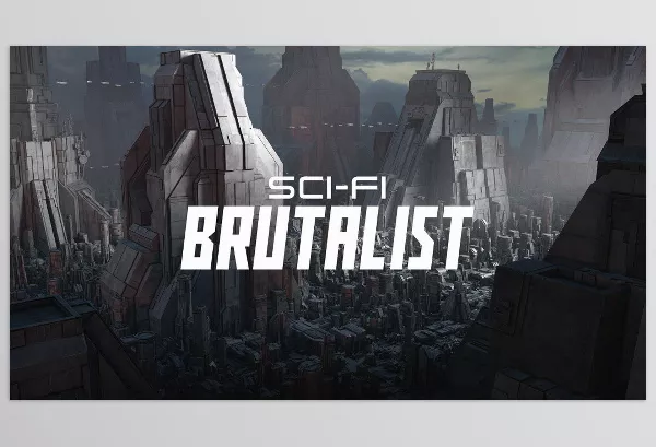 Blender Addon – Sci-Fi Brutalist by Quadra 3D – Download