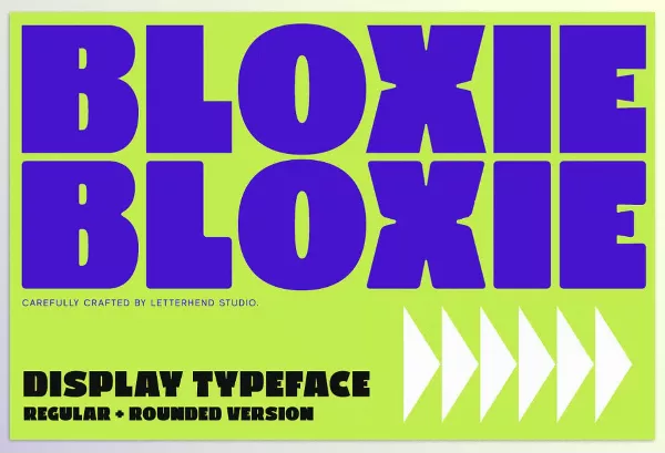 Font – Bloxie Bold Display Font by Letterhend Studio – Download