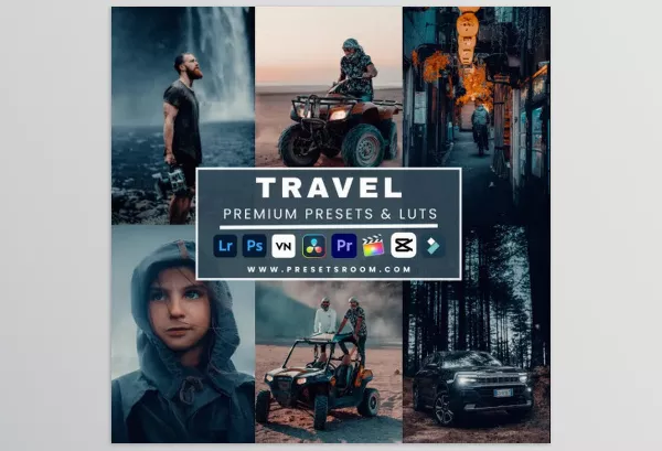 Lightroom Preset – Travel lightroom presets and luts collection by Presetsroom – Download