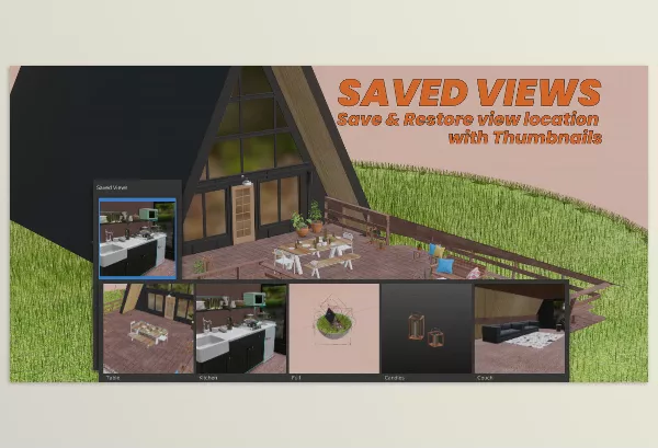 Blender Addon – Saved Views by Amandeep – Download