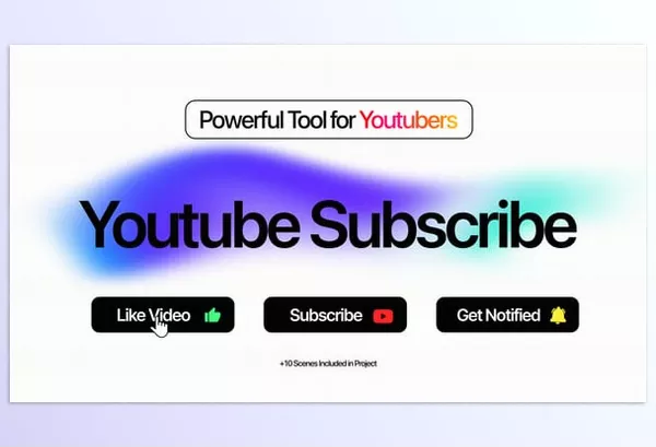Asset – YouTube Subscribe Premiere Pro by MotionRam – Download 58241292