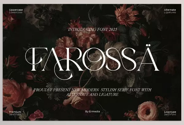 Font – Farossa Modern Elegant Serif Font by Ermedia Studio – Download