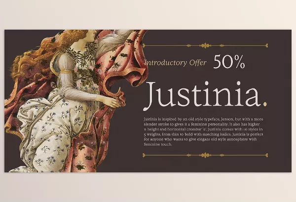 Font – Justinia Font Family 10xOTF by FontSpring – Download