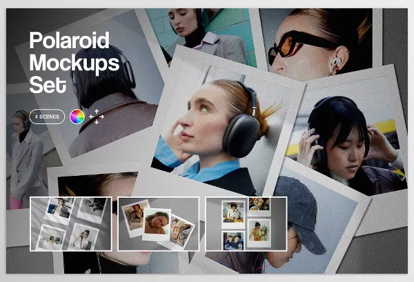 Photoshop Plugin – Polaroid Photo Mockup by Design Squad – Download