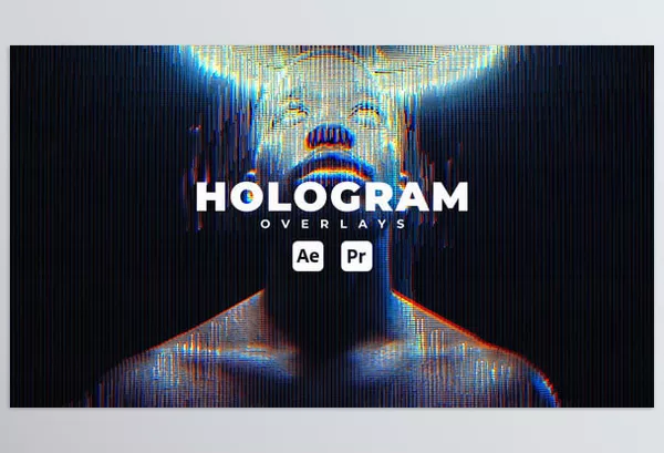 Motion Template – Hologram Overlays by Pixamins – Download 58403352