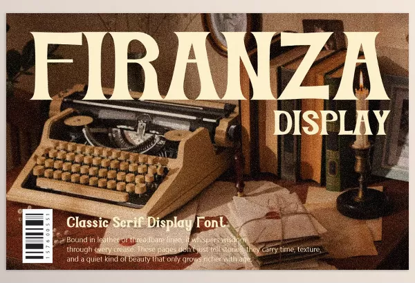 Font – Firanza Display Classic Serif Font by PutraCetol Studio – Download