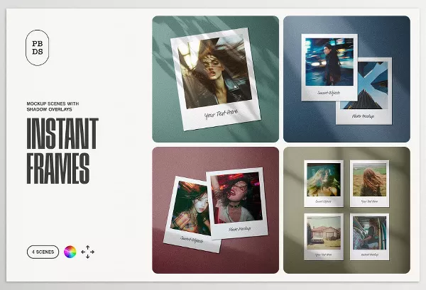 Font – Polaroid Mockup Scenes by Design Squad – Download