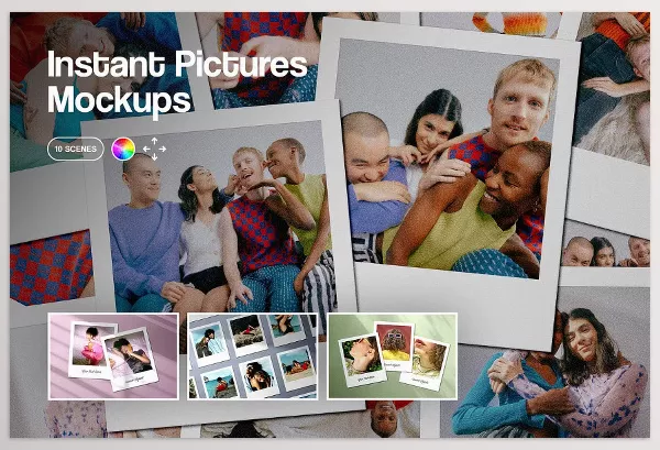 Photoshop Plugin – Polaroid Instant Picture Mockups by Design Squad – Download
