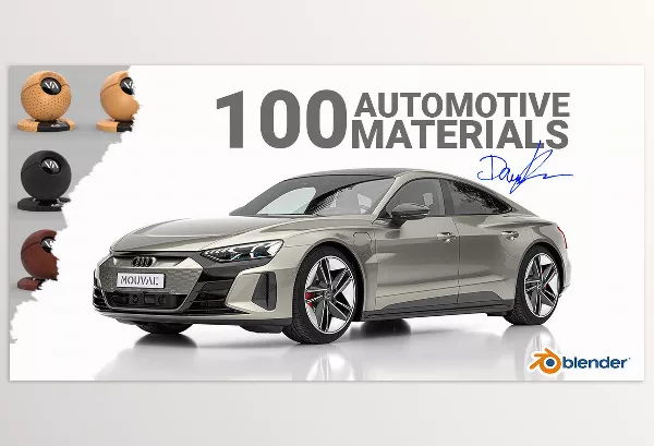 Asset – MAML | MOUVAL Automotive Material Library Blender Addon by Damian Mathew – Download