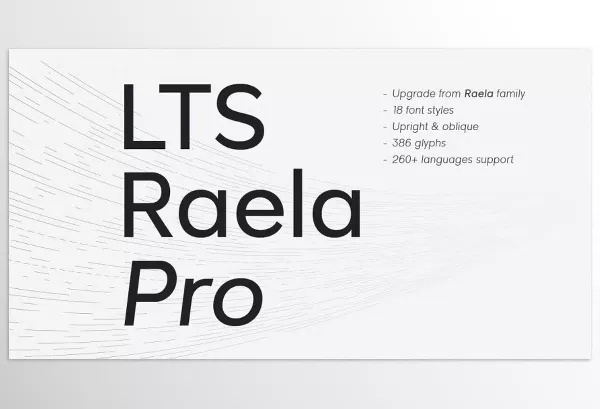 Font – Raela Pro a Geometric Sans Family by Lettertype Studio – Download