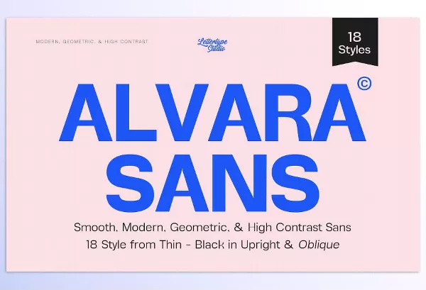 Font – Alvara Sans Family by Lettertype Studio – Download