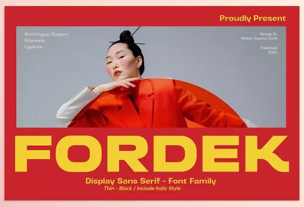 Font – Fordek Font by Wildan Type – Download