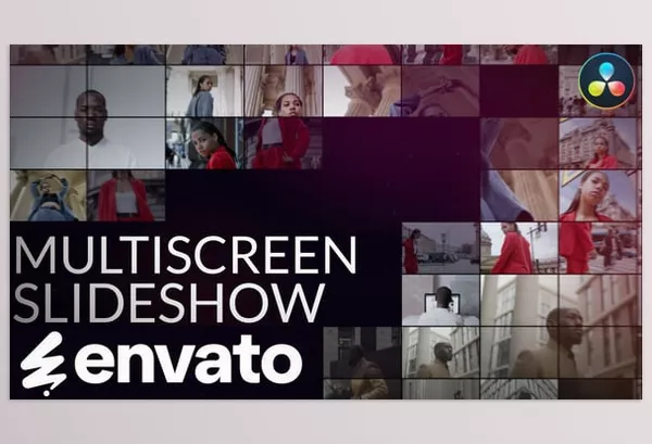 Asset – Multiscreen Slideshow for DaVinci Resolve by LikeThisMotion – Download