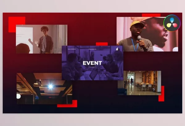 Asset – Event Promo Slides for DaVinci Resolve by LikeThisMotion – Download