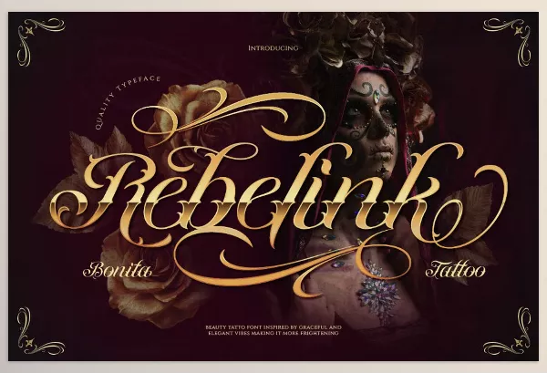 Font – Rebelink Font by Burntilldead – Download