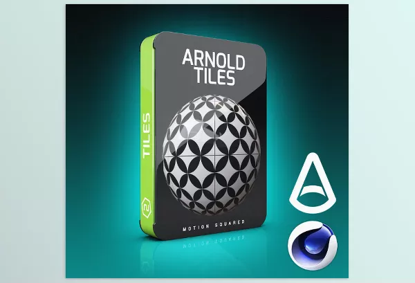 C4D Asset – Arnold Tile Materials for Cinema 4D by Motion Squared – Download