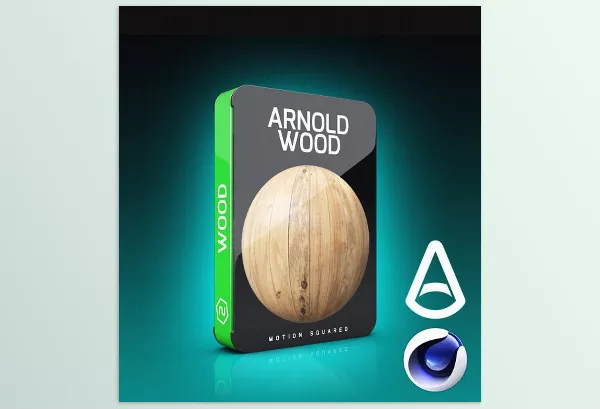 C4D Asset – Arnold Wood Materials for Cinema 4D by Motion Squared – Download