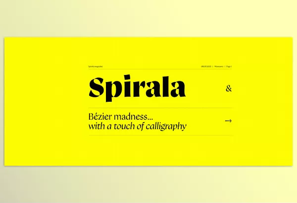 Font – Spirala Display Font Family by Machalski – Download