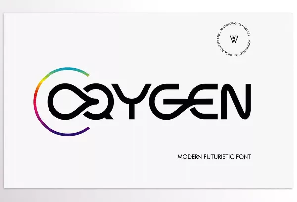 Font – Oqygen Futuristic Font Logo Brand by WhymoreArt – Download