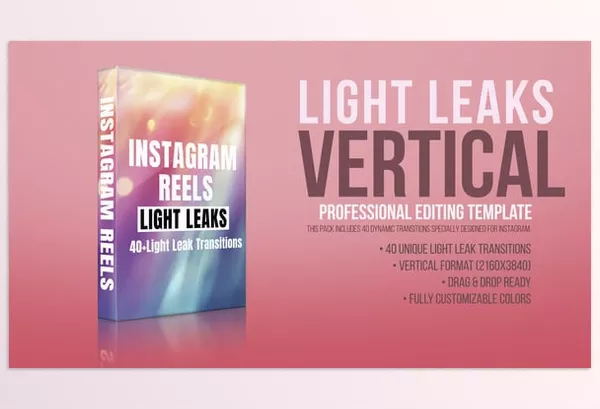 Project – Instagram Reels Light Leaks by MockupDesign23 – Download