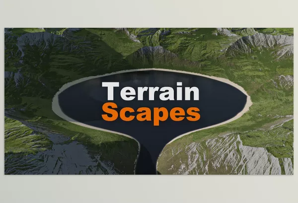 Blender Addon – Terrain Scapes by Contrast Render – Download
