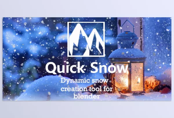 Blender Addon – Quick Snow by Anindya Jana – Download