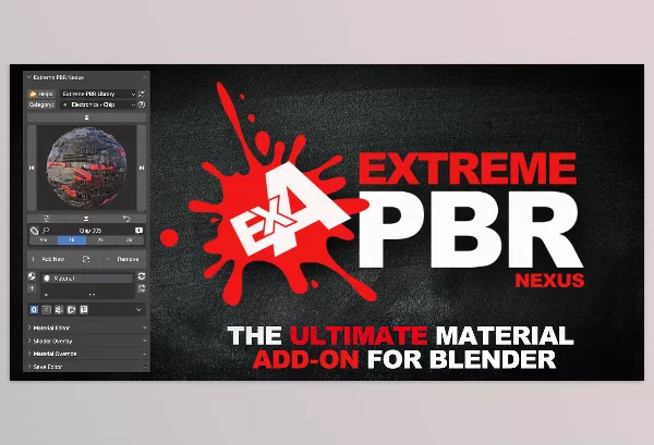 Blender Addon – Extreme Pbr Nexus for Blender by Andrew_D – Download