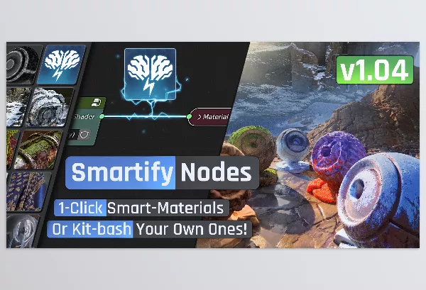Blender Addon – Smartify Nodes by Loïc Bramoullé – Download