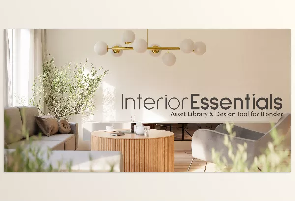 Blender Addon – Interior Essential by polyspaace – Download