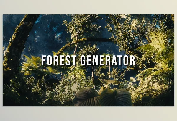 Blender Addon – Forest Generator by Andreas Dürr – Download