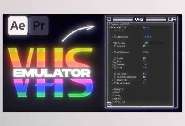Plugin – Animafx VHS Emulator for AE and Premiere Pro – Download