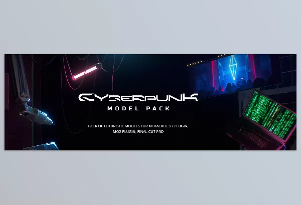 FCP Template – Cyberpunk Model Pack by MotionVFX – Download