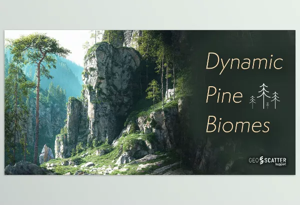 Blender Addon – Dynamic Pine Biomes by Per’s Scan Collection – Download