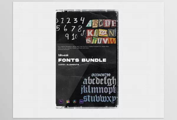 Font – FONTS BUNDLE by Blindusk – Download
