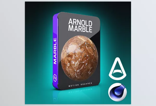 C4D Asset – Anorld Marble Materials for Cinema 4D by Motion Squared – Download